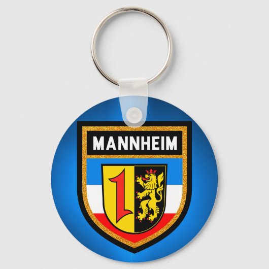 Mannheim Flag Sleutelhanger (Voorkant)