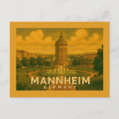 Mannheim Germany City Art Briefkaart (Voorkant)