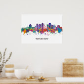 Mannheim Germany Skyline Poster (Keuken)