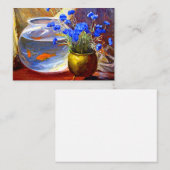 Mannheim - Goldfish Bowl en Flowers Notitiekaartje (Voorkant / Achterkant)