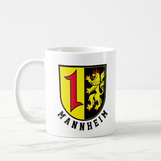 Mannheim jas Arms Koffiemok (Links)