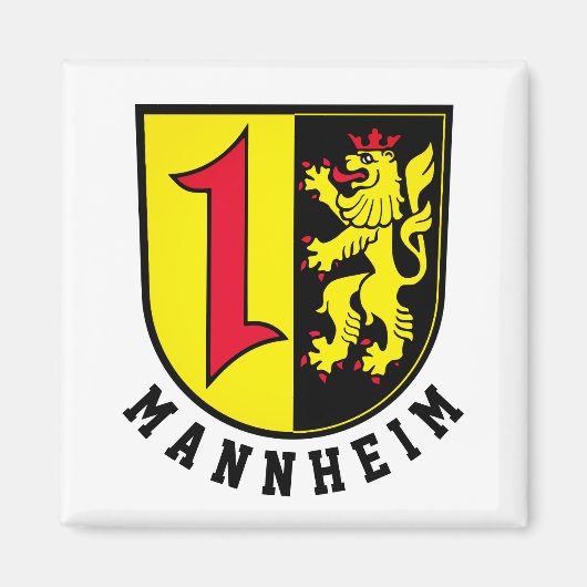 Mannheim jas Arms Magneet (Voorkant)