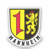 Mannheim jas Arms Sticker (Voorkant)