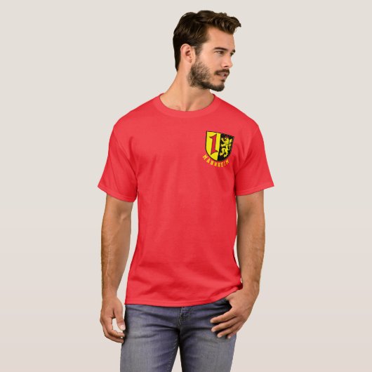 Mannheim mantel of Arms T-Shirt (Voorkant volledig)