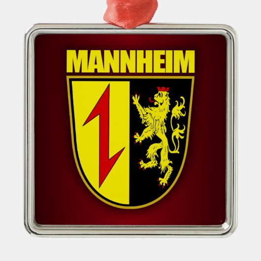 Mannheim Metalen Ornament (Voorkant)