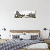 Mannheim Neckar (Neckarpromenade) Canvas Afdruk (Insitu (Slaapkamer))