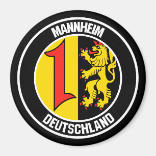 Mannheim Round Emblem Magneet