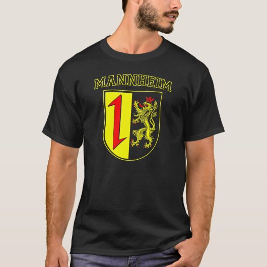 Mannheim (Wappen) Deutschland T-shirt (Voorkant)
