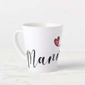 Mannin, Isle of Man Flag Heart, Manx Latte Mok (Linkerhoek)