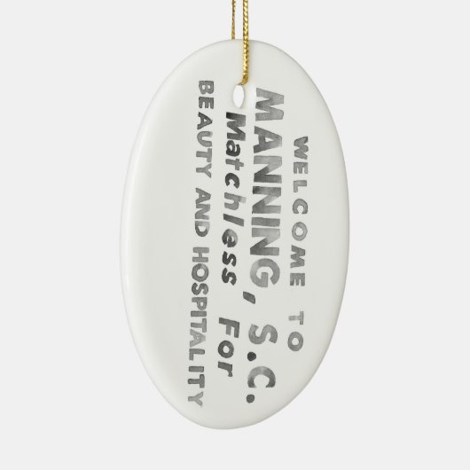 Manning Christmas Ornament (Rechts)