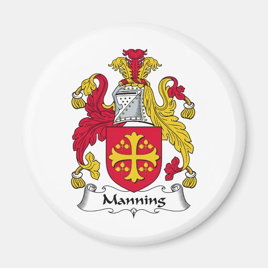 Manning Family Crest Magneet (Voorkant)