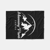 Manning Park Canada Skigebied Snowboarden Fleece Deken (Voorkant (Horizontaal))