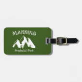 Manning Provincial Park Bagagelabel (Voorkant horizontaal)