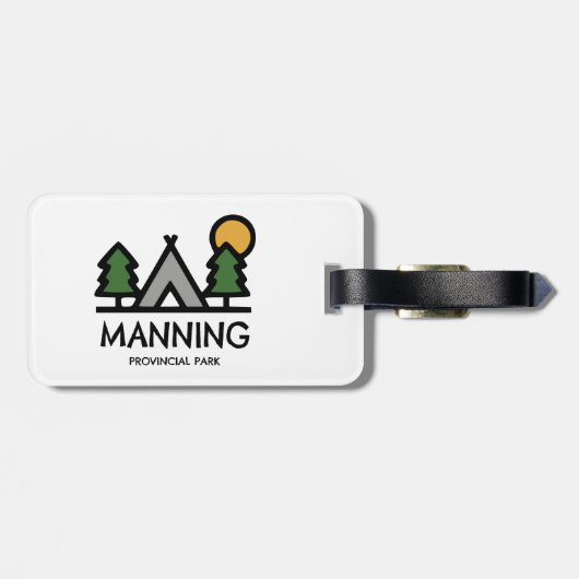 Manning Provincial Park Bagagelabel (Achterkant horizontaal)