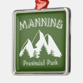 Manning Provincial Park Metalen Ornament (Links)