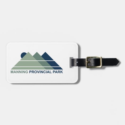 Manning Provincial Park Mountain Sun Bagagelabel (Voorkant horizontaal)