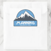 Manning Provincial Park Rechthoekige Sticker (Tas)