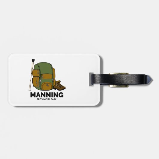 Manning Provincial Park-rugzak Bagagelabel (Achterkant horizontaal)