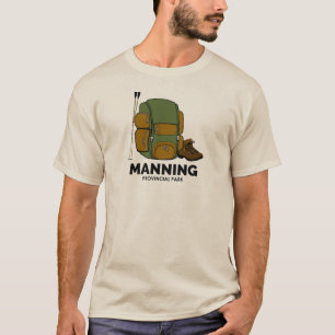 Manning Provincial Park-rugzak T-shirt