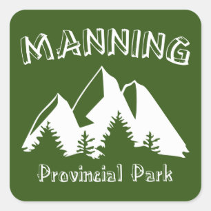 Manning Provincial Park Vierkante Sticker