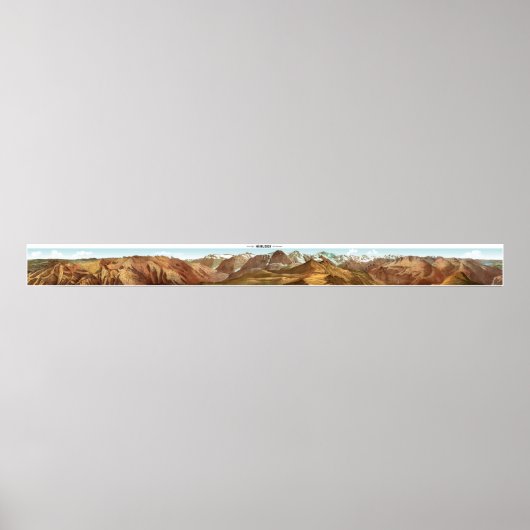 MANNLICHEN Swiss Alps 360° Panorama Poster (Voorkant)