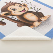 Manny de Monkey Sherpa Deken (3/4)