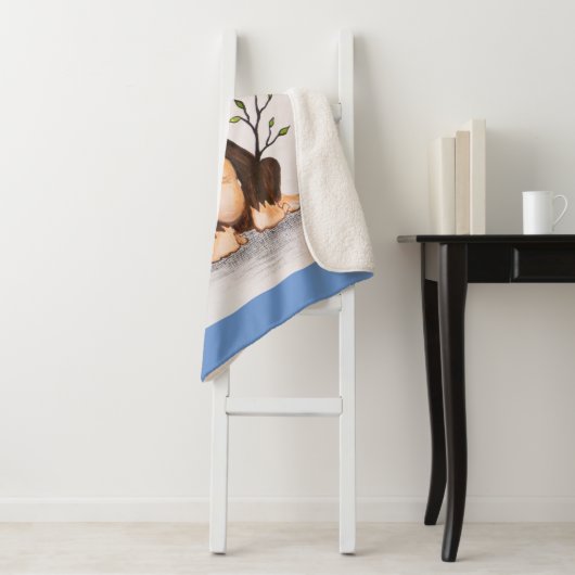 Manny de Monkey Sherpa Deken (In situ)