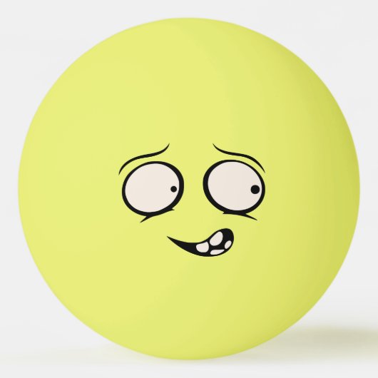 Manny Deranged Funny Face Ping Pong Ball (Voorkant)