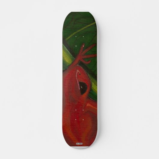 Manny The Mantella (Kikker) Skateboard (Voorkant)