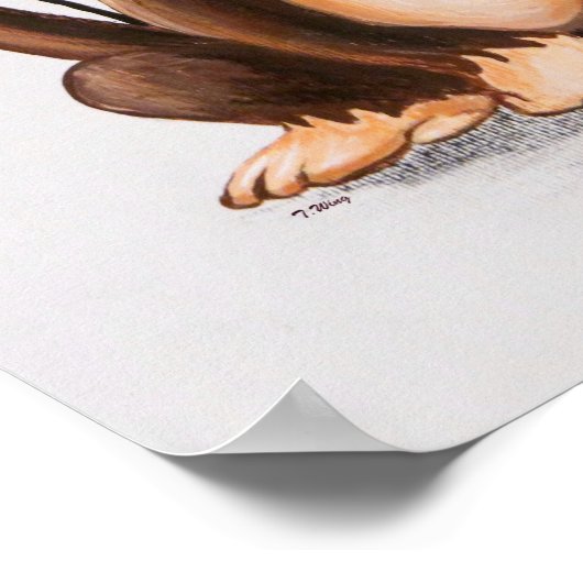 Manny the Monkey Poster (Hoek)