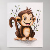 Manny the Monkey Poster (Voorkant)