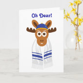 Manny The Moose Head_Bar Moosevah_Oh Beste! Kaart (Gele Bloem)