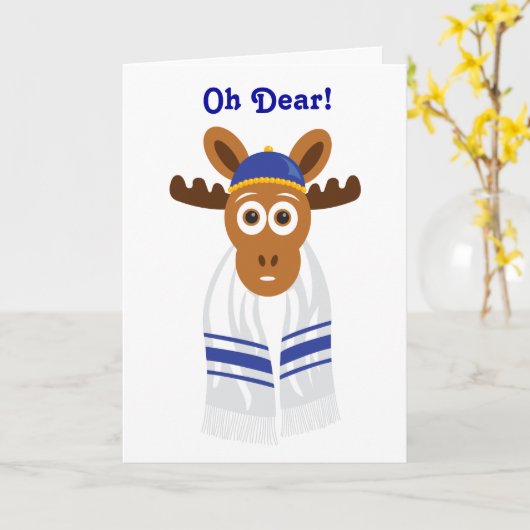 Manny The Moose Head_Bar Moosevah_Oh Beste! Kaart (Gele Bloem)