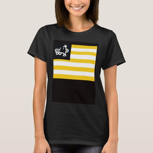 Manny Vlag voor eenheid en rechtvaardigheid T-shirt (Voorkant)