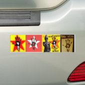 Mano negra bumpersticker (Op auto)