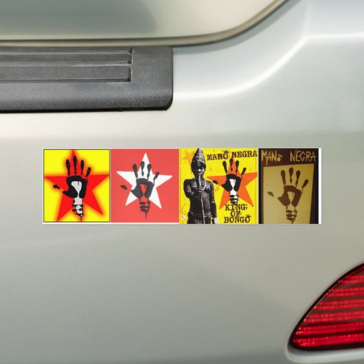 Mano negra bumpersticker (Op auto)