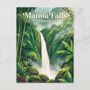Manoa Falls Hawaï Briefkaart