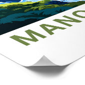 Manoa Herfsten Hawaii Reisprint Poster (Hoek)