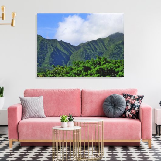 Manoa Valley Canvas Afdruk (Insitu (Woonkamer))