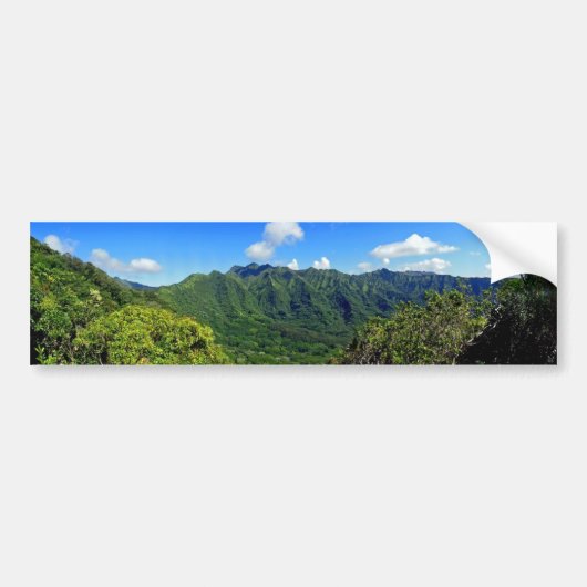 Manoa Valley, Hawaii Bumpersticker (Voorkant)