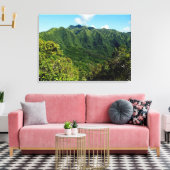 Manoa Valley Morning Canvas Afdruk (Insitu (Woonkamer))