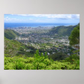 Manoa Valley naar Waikiki Poster (Voorkant)