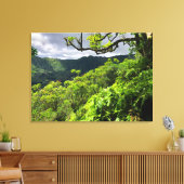 Manoa Valley, O'ahu, Hawai'i Canvas Afdruk (Insitu (Woonkamer))