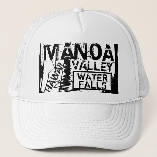 MANOA VALLEY WATERFALLS-TOER TRUCKER PET (Voorkant)