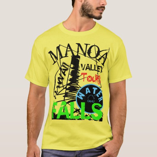 MANOA VALLEY WATERFALLS TOUR T-SHIRT (Voorkant)