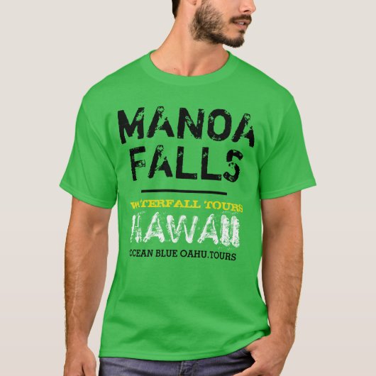 MANOA VALLEY WATERFALLS TOUR T-SHIRT (Voorkant)