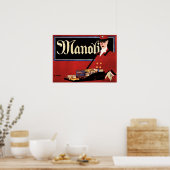 MANOLI Cigars Hans Rudi Erdt German Sachplakat Poster (Keuken)
