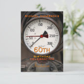  Manometer 60ste Verjaardag Kaart (Staand voorkant)