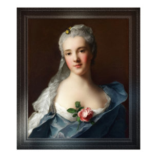 Manon Balletti door Jean-Marc Nattier Foto Afdruk