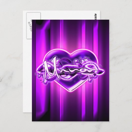 Manon Briefkaart (Voorkant / Achterkant)